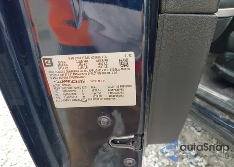 2012 GMC Acadia Sle из США, поврежденный, VIN 1GKKRPED1CJ248957